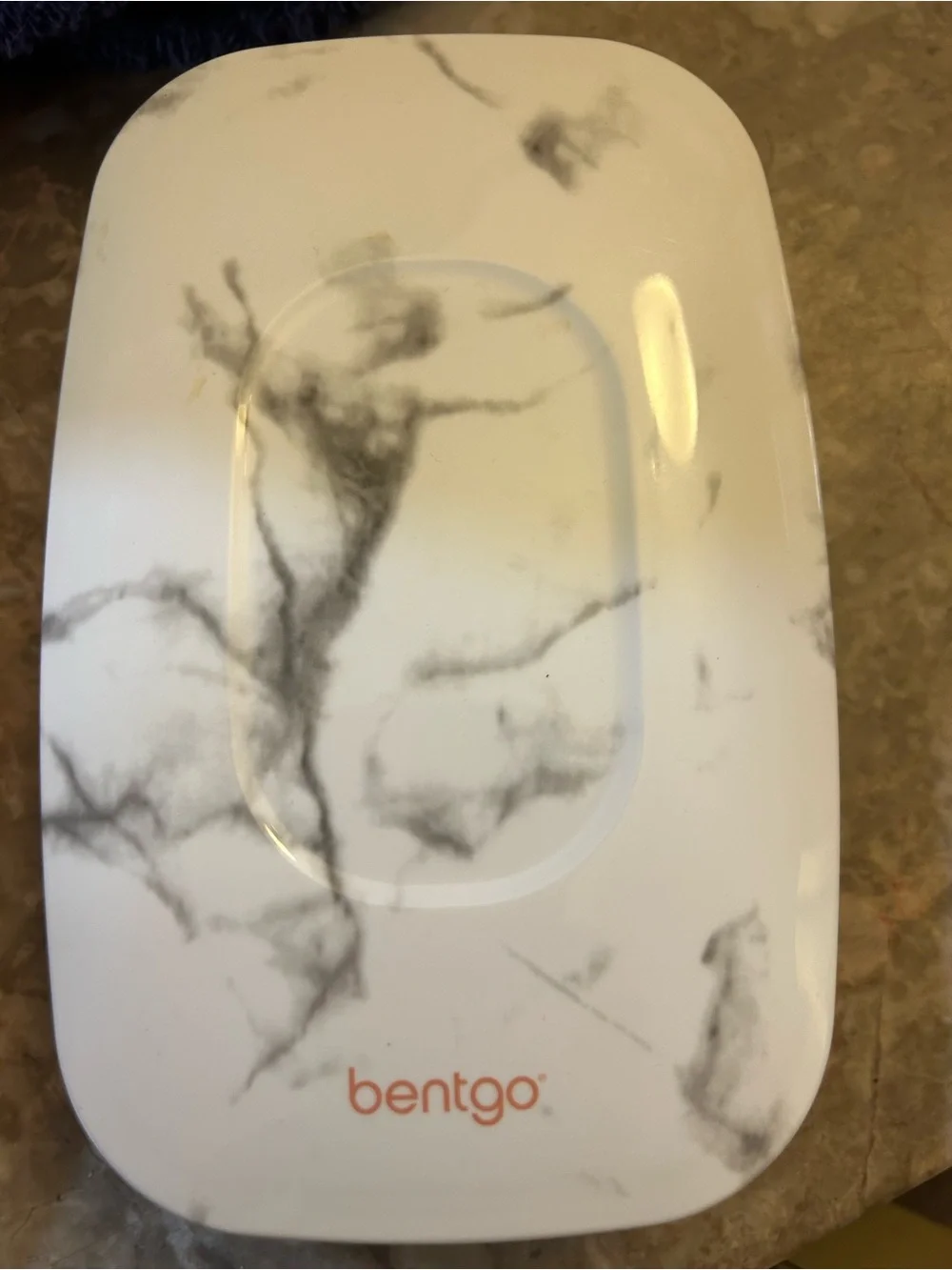 Bentgo Pink Marble Bento Box with Utensils
